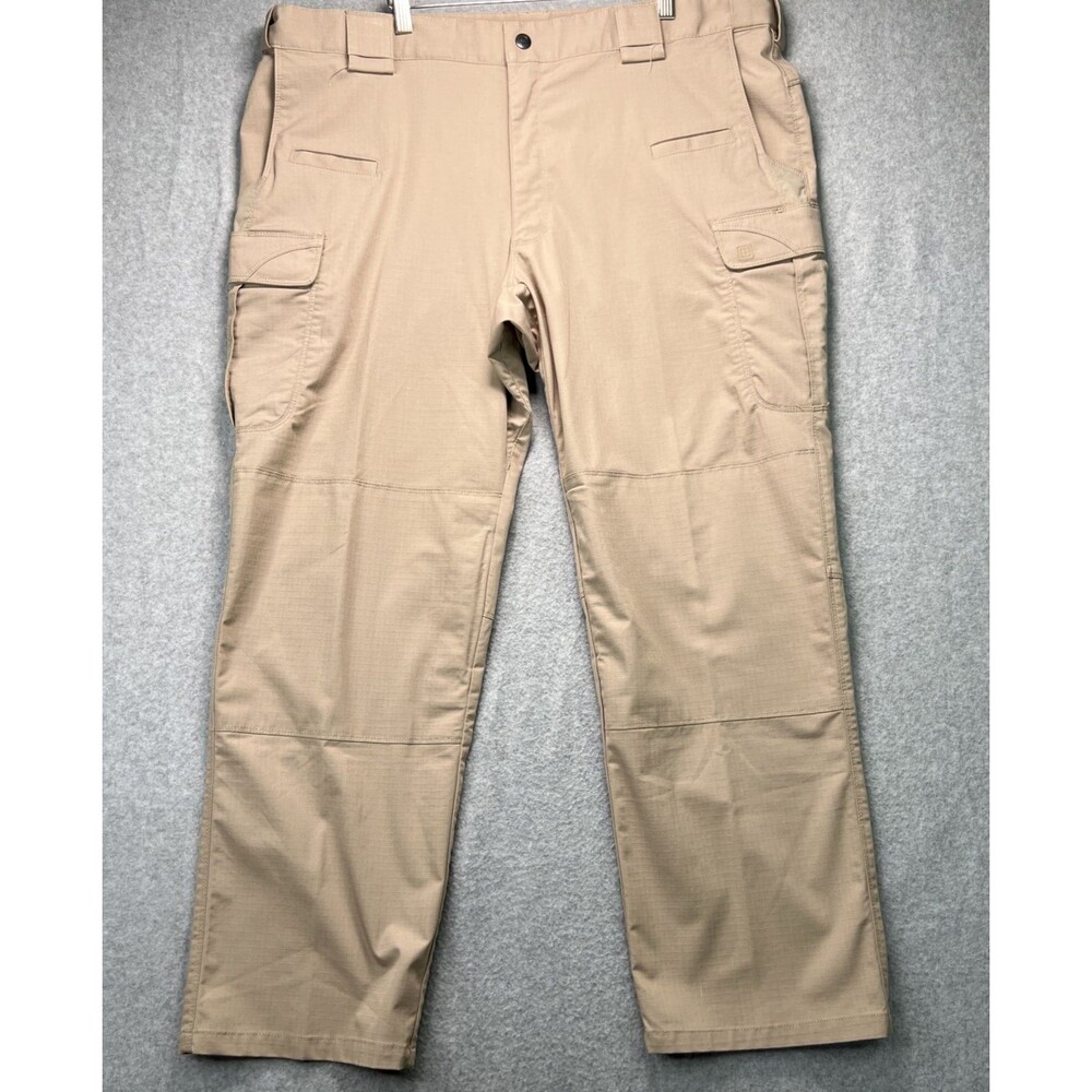 5.11 Tactical Fast-Tac Cargo Pants 42x30 (42x29) Beige Ripstop Utility Gorpcore